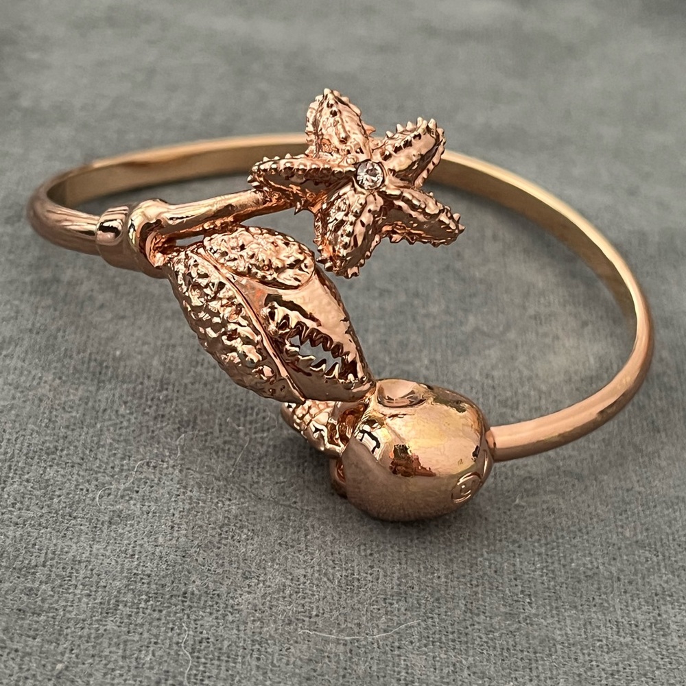 Alexander McQueen Rose Gold Toned Bracelet